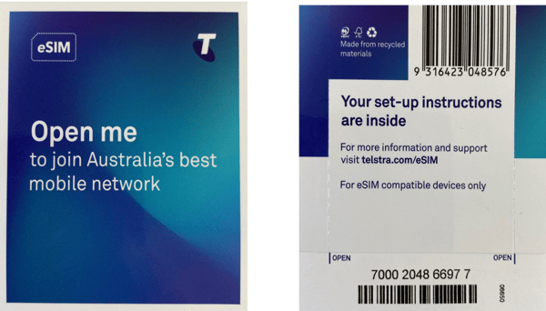 telstra business plan esim